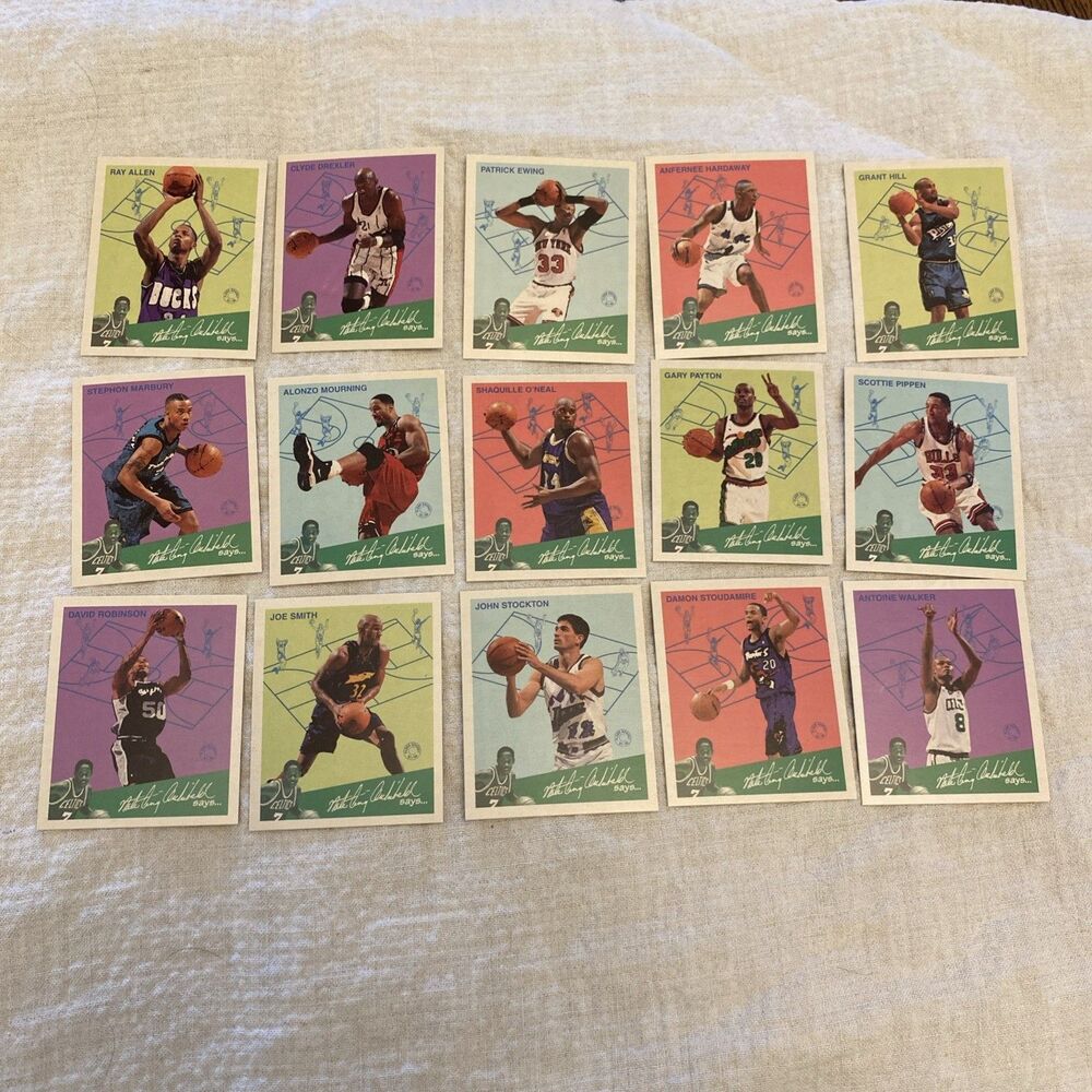 1997-98 Fleer Goudey Greats Basketball Insert Set (15)